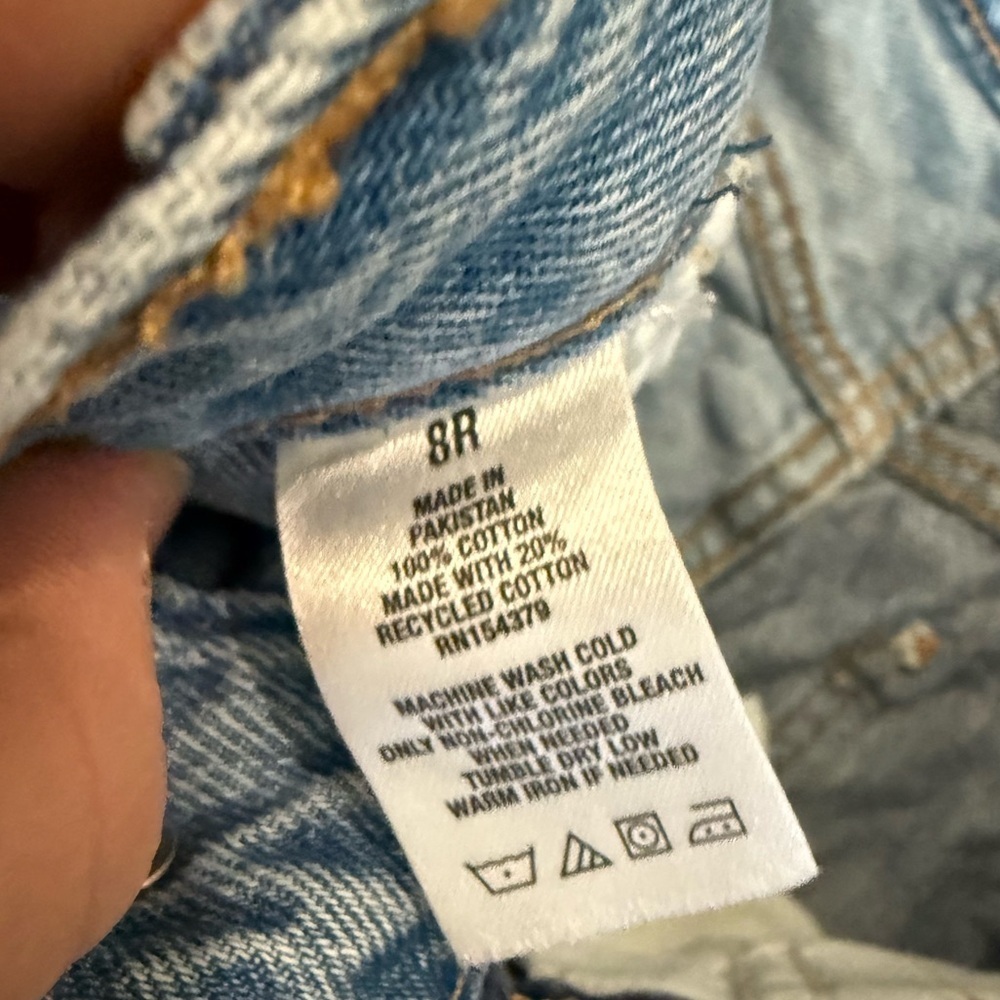 Aeropostale '90s High-Rise Baggy Carpenter Jean Size 8 - Picture 6 of 6
